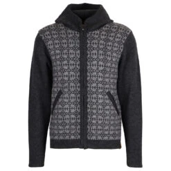 Kapuzen Jacke Norweger - Zip-Hoodie -Outdoor-Ausrüstung albmerino kapuzen jacke norweger zip hoodie 1