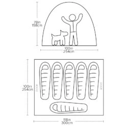 Big Agnes Big House 6 - Gruppenzelt -Outdoor-Ausrüstung big agnes big house 6 gruppenzelt detail 9