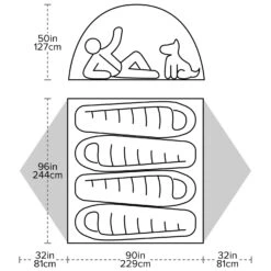 Big Agnes Blacktail 4 - 4-Personen Zelt -Outdoor-Ausrüstung big agnes blacktail 4 4 personen zelt detail 7