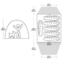 Big Agnes Bunk House 6 - Gruppenzelt -Outdoor-Ausrüstung big agnes bunk house 6 gruppenzelt detail 8