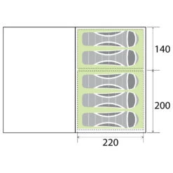 Brunner Kalynda 5 - Gruppenzelt -Outdoor-Ausrüstung brunner kalynda 5 gruppenzelt detail 5