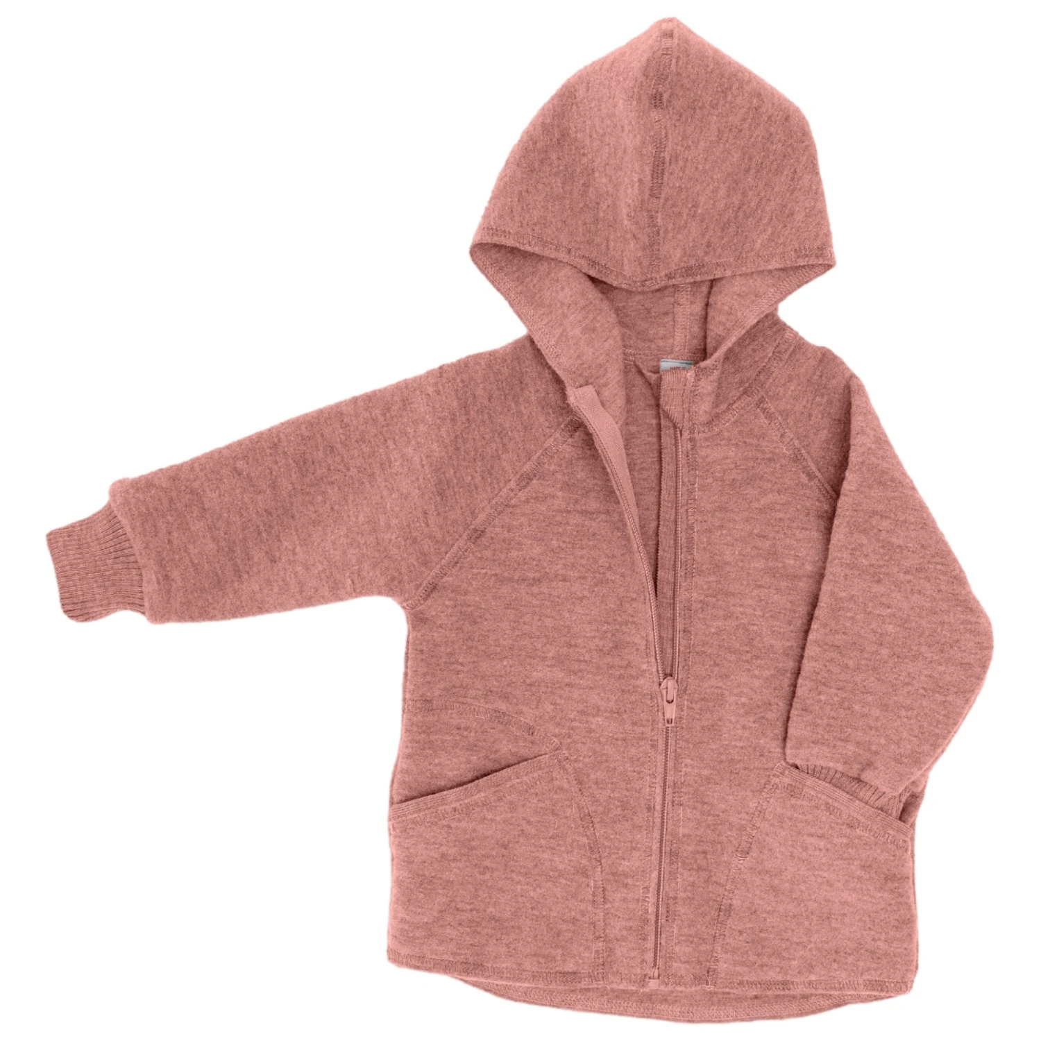 Engel Baby-Jacke Mit Kapuze Und Reißverschluß - Wolljacke 7 Engel Baby-Jacke Mit Kapuze Und Reißverschluß - Wolljacke – Bild 5