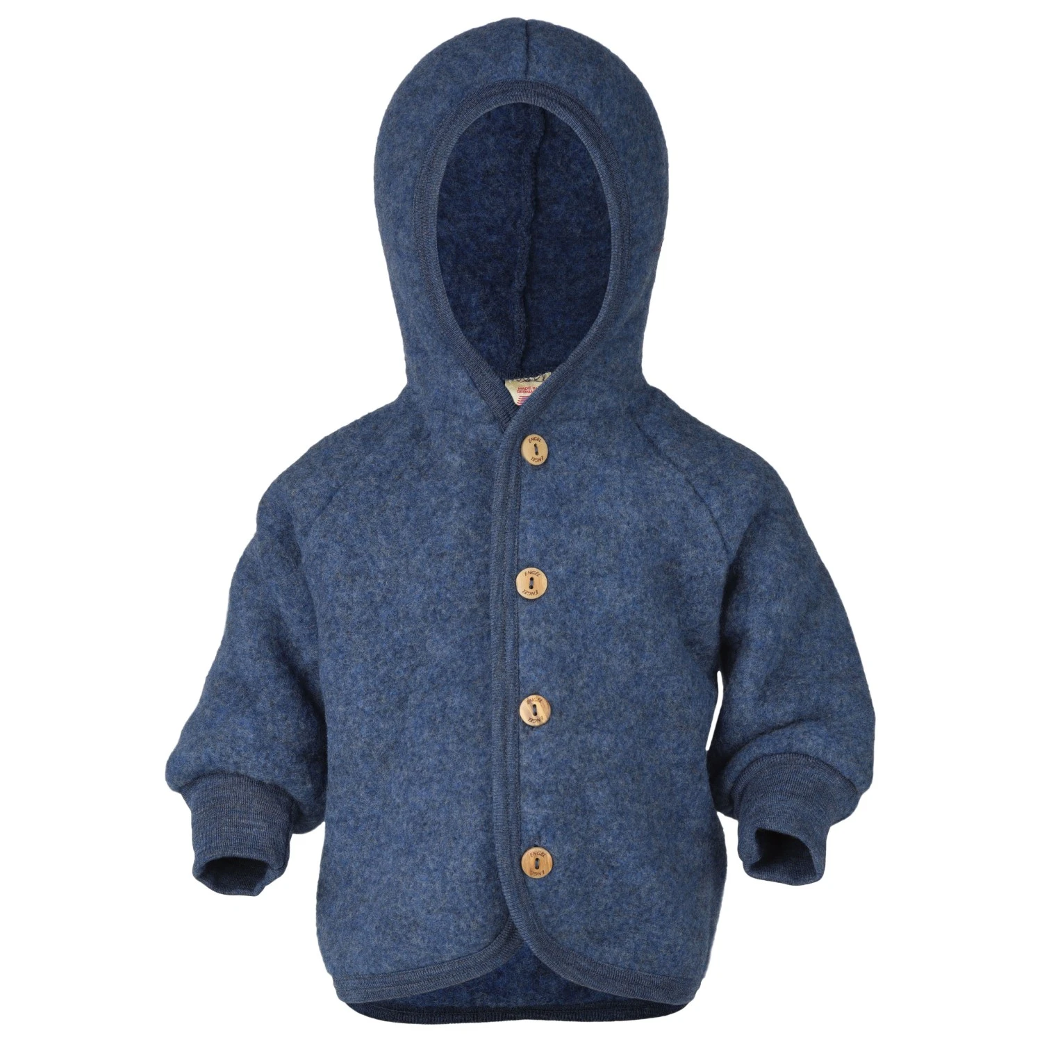 Engel Kinder Kapuzenjacke Mit Holzknöpfen - Wolljacke 7 Engel Kinder Kapuzenjacke Mit Holzknöpfen - Wolljacke – Bild 5