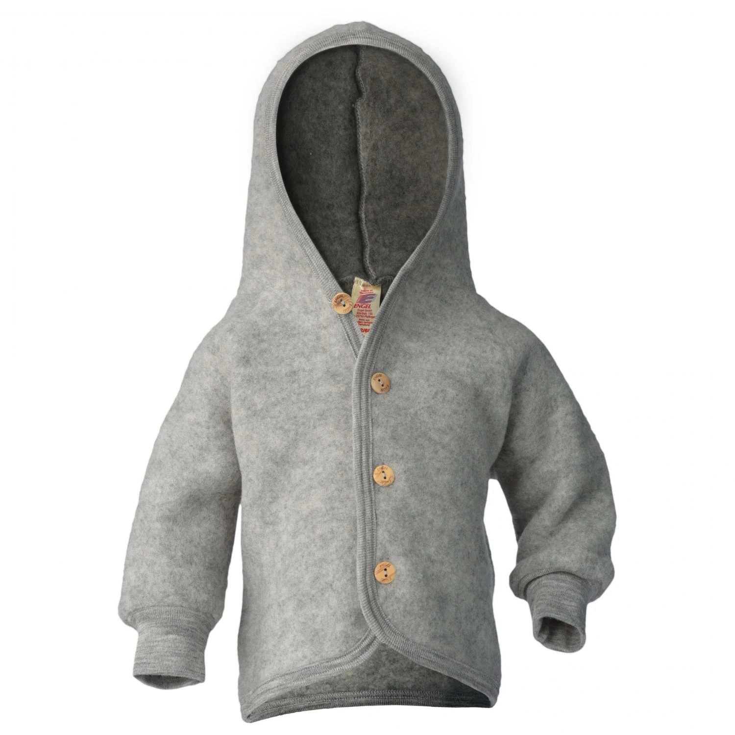 Engel Kinder Kapuzenjacke Mit Holzknöpfen - Wolljacke 8 Engel Kinder Kapuzenjacke Mit Holzknöpfen - Wolljacke – Bild 6
