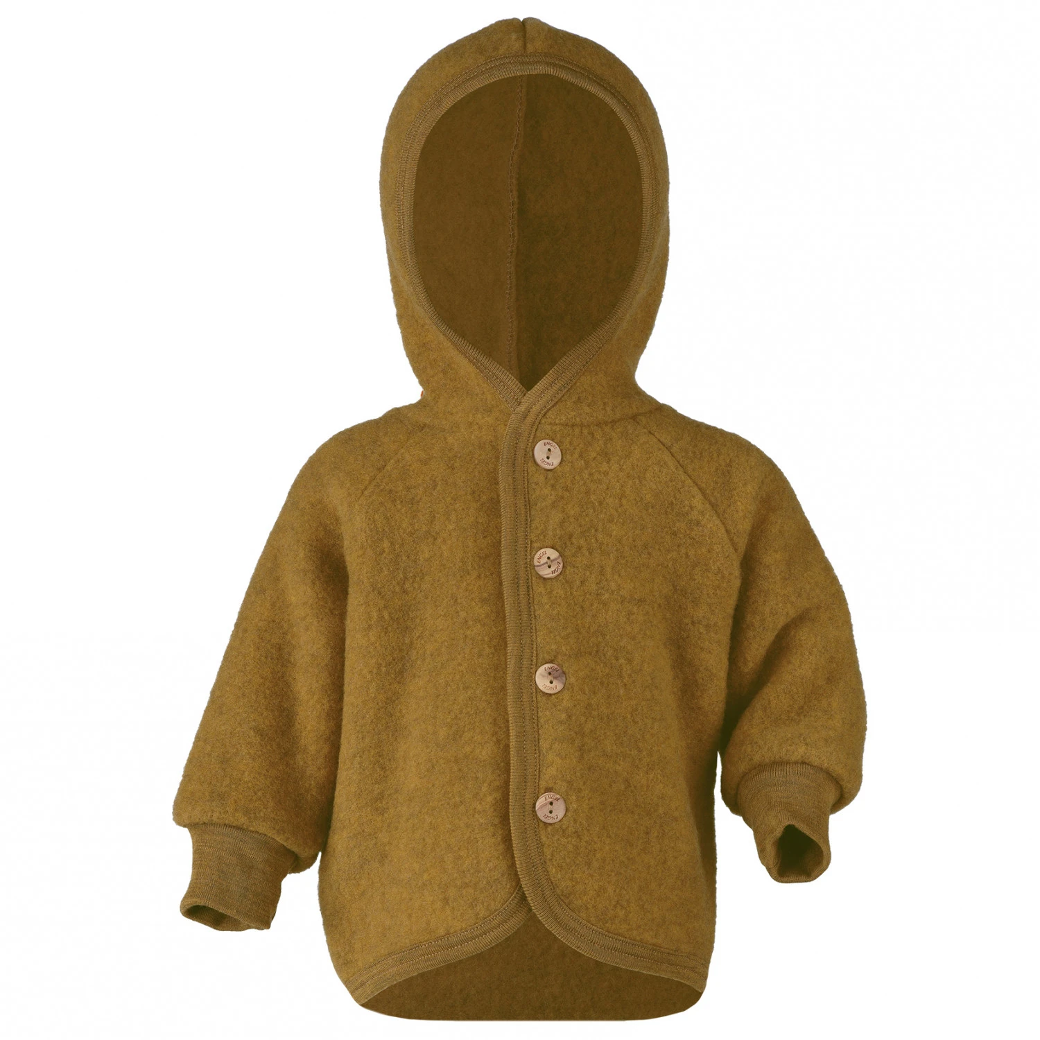 Engel Kinder Kapuzenjacke Mit Holzknöpfen - Wolljacke 3 Engel Kinder Kapuzenjacke Mit Holzknöpfen - Wolljacke