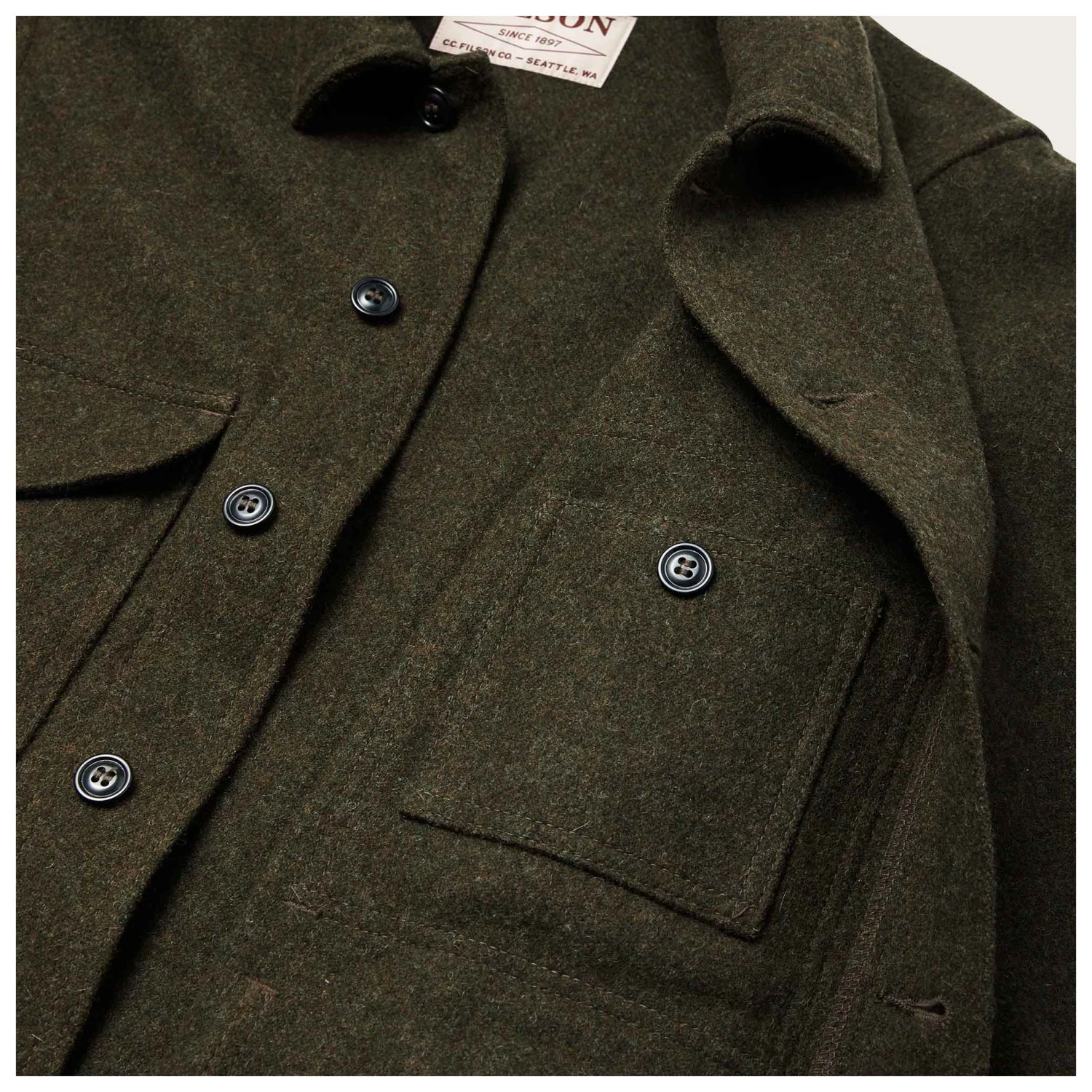 Filson Mackinaw Cruiser - Wolljacke 7 Filson Mackinaw Cruiser - Wolljacke – Bild 5