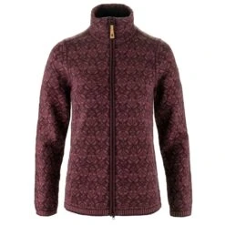 Women's Snow Cardigan - Wolljacke -Outdoor-Ausrüstung fjaellraeven womens snow cardigan wolljacke 2