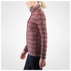 Women's Snow Cardigan - Wolljacke -Outdoor-Ausrüstung fjaellraeven womens snow cardigan wolljacke detail 3