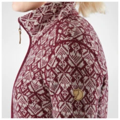 Women's Snow Cardigan - Wolljacke -Outdoor-Ausrüstung fjaellraeven womens snow cardigan wolljacke detail 5