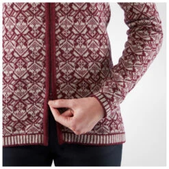 Women's Snow Cardigan - Wolljacke -Outdoor-Ausrüstung fjaellraeven womens snow cardigan wolljacke detail 6
