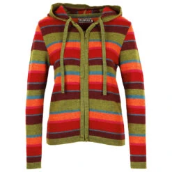 Women's Kapuzen-Jacke Arco - Wolljacke -Outdoor-Ausrüstung flomax womens kapuzen jacke arco wolljacke 1