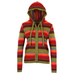 Women's Kapuzen-Jacke Arco - Wolljacke -Outdoor-Ausrüstung flomax womens kapuzen jacke arco wolljacke detail 3