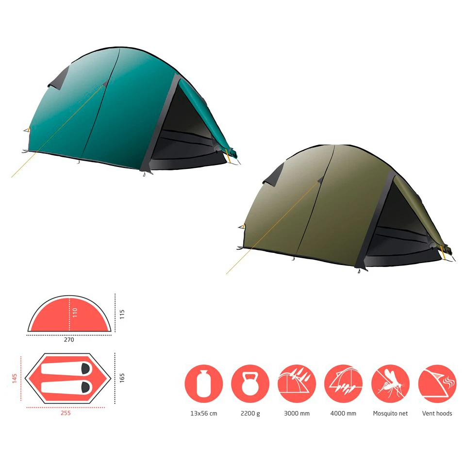 Grand Canyon Cardova 1 - 1-Personen Zelt 14 Grand Canyon Cardova 1 - 1-Personen Zelt – Bild 12