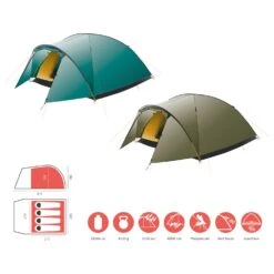 Outdoor-Ausrüstung -Outdoor-Ausrüstung grand canyon topeka 4 4 personen zelt detail 2