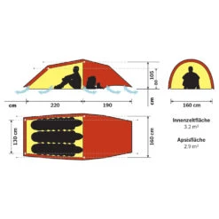 Hilleberg Anjan 3 GT - 3-Personen Zelt -Outdoor-Ausrüstung hilleberg anjan 3 gt 3 personen zelt detail 4
