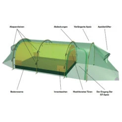 Hilleberg Keron 4 GT - 4-Personen Zelt -Outdoor-Ausrüstung hilleberg keron 4 gt 4 personen zelt detail 6