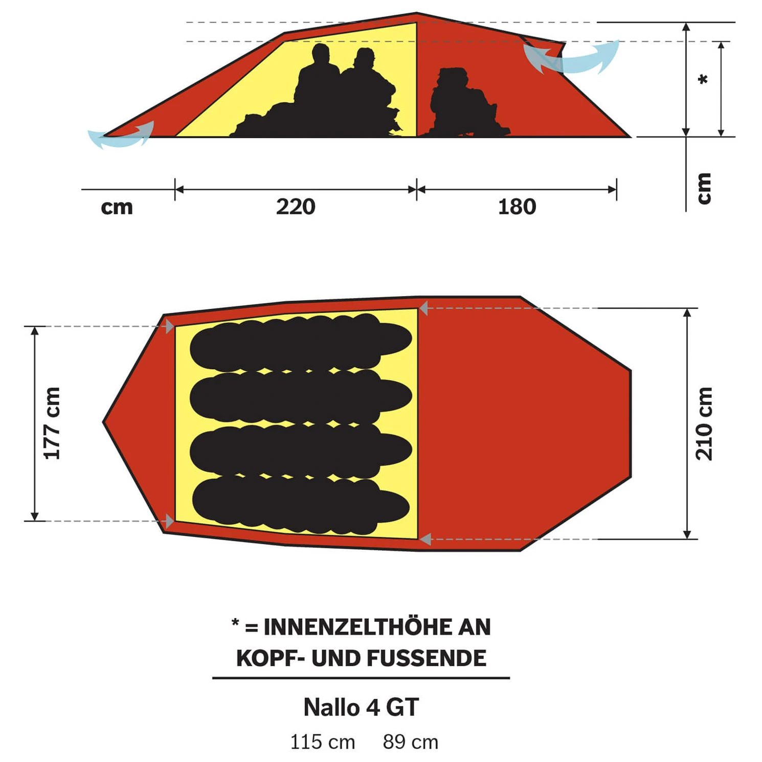 Hilleberg Nallo 4 GT - 4-Personen Zelt 4 Hilleberg Nallo 4 GT - 4-Personen Zelt – Bild 2