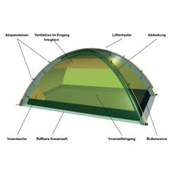Hilleberg Unna - 1-Personen Zelt -Outdoor-Ausrüstung hilleberg unna 1 personen zelt detail 6