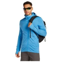 Icebreaker Merino 260 Quantum IV L/S Zip Hoodie - Merinohoodie -Outdoor-Ausrüstung icebreaker merino 260 quantum iv l s zip hoodie merinohoodie detail 5