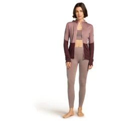 Icebreaker Women's 200 RealFleece Descender L/S Zip Hoodie - Merinohoodie -Outdoor-Ausrüstung icebreaker womens 200 realfleece descender l s zip hoodie merinohoodie detail 4