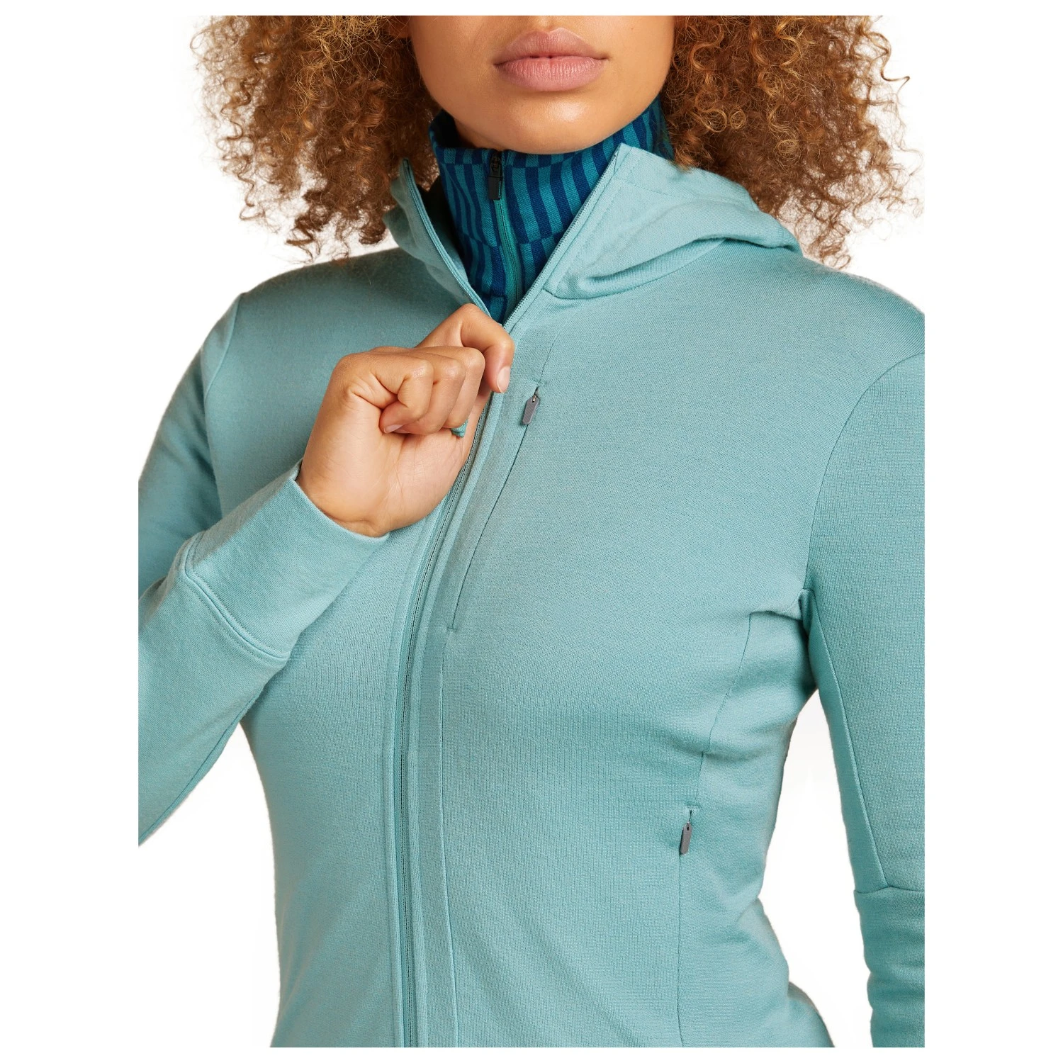 Icebreaker Women's Merino 260 Quantum IV L/S Zip Hoodie - Merinohoodie 10 Icebreaker Women's Merino 260 Quantum IV L/S Zip Hoodie - Merinohoodie – Bild 8