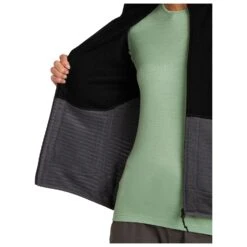 Icebreaker Women's Merino 400 RealFleece Descender L/S Zip - Merinojacke -Outdoor-Ausrüstung icebreaker womens merino 400 realfleece descender l s zip merinojacke detail 10