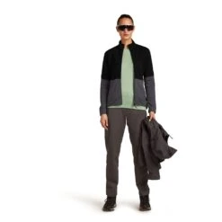 Icebreaker Women's Merino 400 RealFleece Descender L/S Zip - Merinojacke -Outdoor-Ausrüstung icebreaker womens merino 400 realfleece descender l s zip merinojacke detail 5