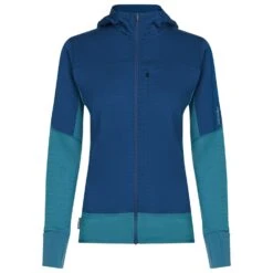 Icebreaker Women's Merino Blend 300 Realfleece Descender - Merinojacke