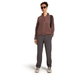 Icebreaker Women's Merino Blend 800 Realfl. Cl. Pile L/S - Merinojacke -Outdoor-Ausrüstung icebreaker womens merino blend 800 realfl cl pile l s merinojacke detail 5