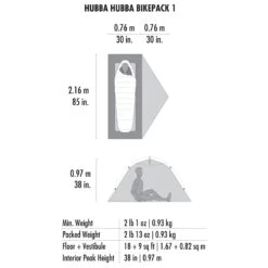 MSR Hubba Hubba Bikepack 1 - 1-Personen Zelt 14 MSR Hubba Hubba Bikepack 1 - 1-Personen Zelt -Outdoor-Ausrüstung msr hubba hubba bikepack 1 1 personen zelt detail 6