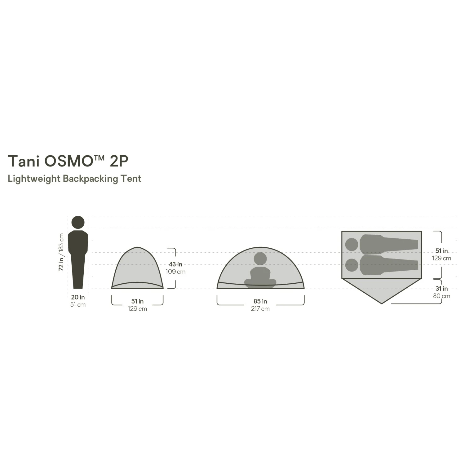 Nemo Mayfly Osmo 2P - 2-Personen Zelt 14 Nemo Mayfly Osmo 2P - 2-Personen Zelt – Bild 12