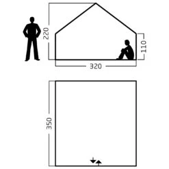 Nordisk Kari 20/30 Mesh - Moskitonetz -Outdoor-Ausrüstung nordisk kari 20 30 mesh moskitonetz detail 2