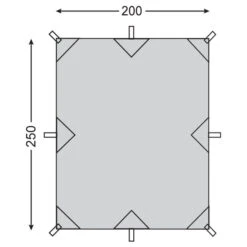 Nordisk Voss 5 Ultra-LightWeight - Tarp -Outdoor-Ausrüstung nordisk voss 5 ultra lightweight tarp detail 5