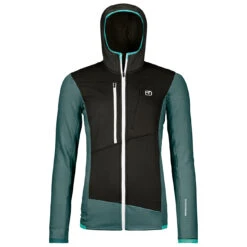 Ortovox Women's Fleece Grid Hoody - Fleecejacke -Outdoor-Ausrüstung ortovox womens fleece grid hoody fleecejacke bf 1