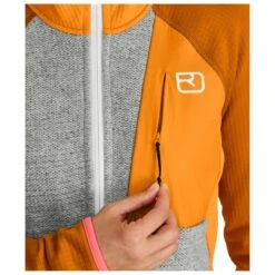 Ortovox Women's Fleece Grid Plus Classic Knit Hoody - Fleecejacke -Outdoor-Ausrüstung ortovox womens fleece grid plus classic knit hoody fleecejacke detail 3