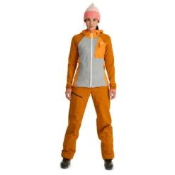 Ortovox Women's Fleece Grid Plus Classic Knit Hoody - Fleecejacke -Outdoor-Ausrüstung ortovox womens fleece grid plus classic knit hoody fleecejacke detail 5