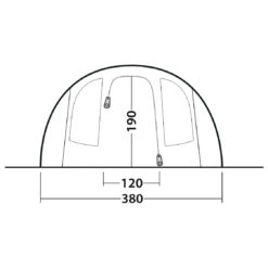 Outwell Carolina 6 - Gruppenzelt -Outdoor-Ausrüstung outwell carolina 6 gruppenzelt detail 7