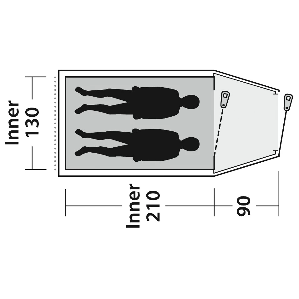 Outwell Earth 2 - 2-Personen Zelt 8 Outwell Earth 2 - 2-Personen Zelt – Bild 6