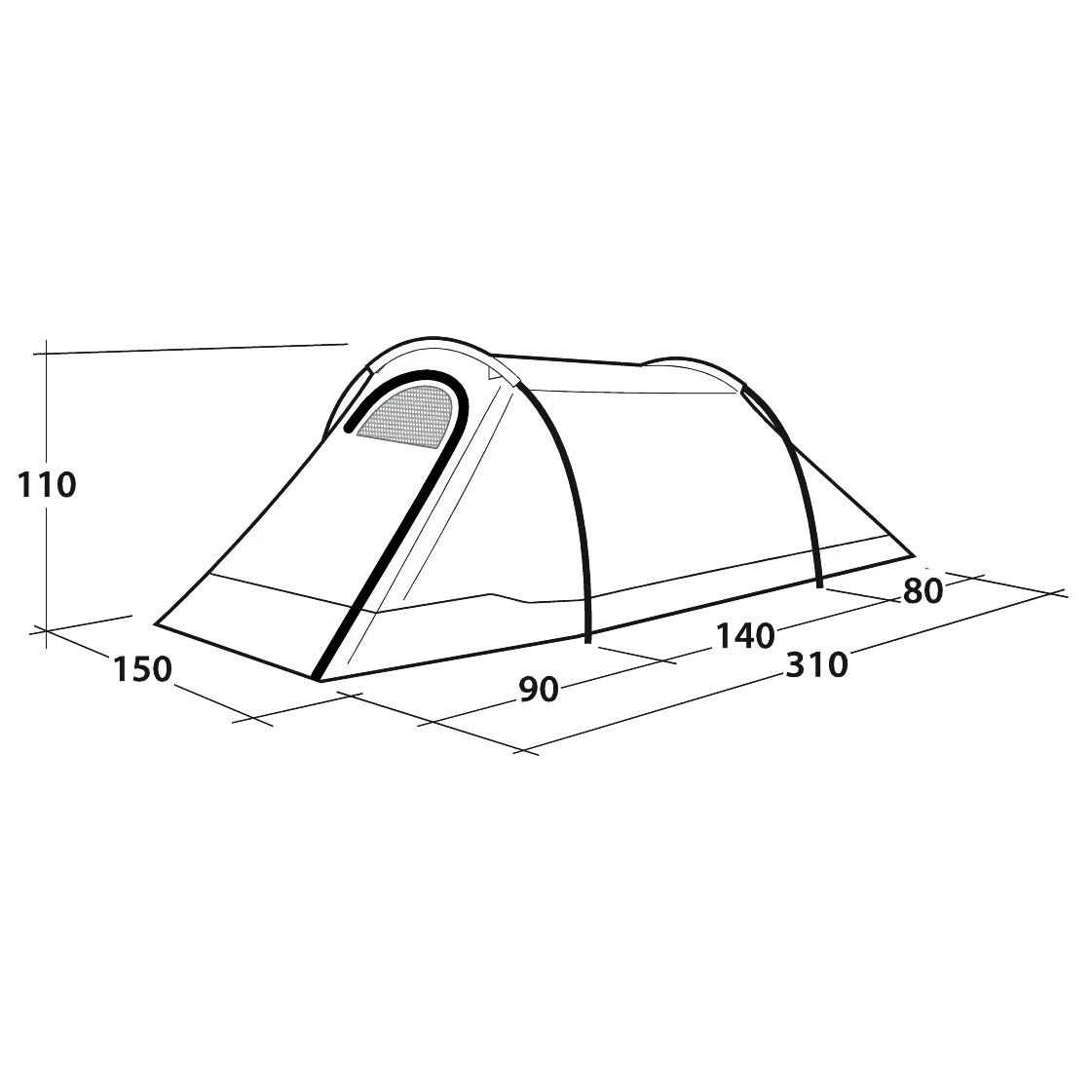 Outwell Earth 2 - 2-Personen Zelt 10 Outwell Earth 2 - 2-Personen Zelt – Bild 8