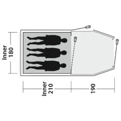 Outwell Earth 3 Plus - 3-Personen Zelt 19 Outwell Earth 3 Plus - 3-Personen Zelt -Outdoor-Ausrüstung outwell earth 3 plus 3 personen zelt detail 7