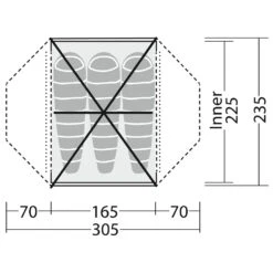 Robens Lodge 3 Exp - 3-Personen Zelt -Outdoor-Ausrüstung robens lodge 3 exp 3 personen zelt detail 8