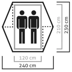SALEWA Denali II Tent - 2-Personen Zelt -Outdoor-Ausrüstung salewa denali ii tent 2 personen zelt detail 3
