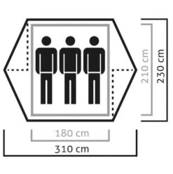 SALEWA Denali III Tent - 3-Personen Zelt -Outdoor-Ausrüstung salewa denali iii tent 3 personen zelt detail 3