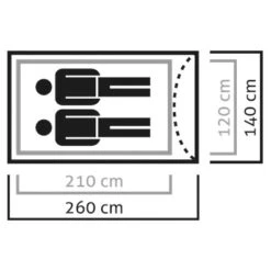 SALEWA Litetrek II Tent - 2-Personen Zelt -Outdoor-Ausrüstung salewa litetrek ii tent 2 personen zelt detail 2