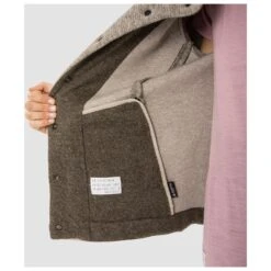 SALEWA Women's Sarner Undyed Wool Hooded Jacket - Wolljacke -Outdoor-Ausrüstung salewa womens sarner undyed wool hooded jacket wolljacke detail 6