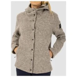 SALEWA Women's Sarner Undyed Wool Hooded Jacket - Wolljacke -Outdoor-Ausrüstung salewa womens sarner undyed wool hooded jacket wolljacke detail 7