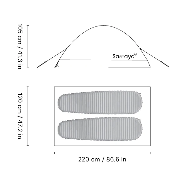 Samaya Alpinist 2 - 2-Personen Zelt 4 Samaya Alpinist 2 - 2-Personen Zelt – Bild 2