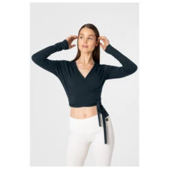 Super.natural Women's Cosy Wrap Around - Longsleeve 9 Super.natural Women's Cosy Wrap Around - Longsleeve -Outdoor-Ausrüstung supernatural womens cosy wrap around longsleeve detail 3