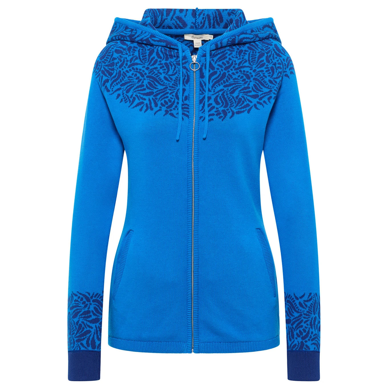 Women's Jaquard-Strickjacke - Freizeitjacke 3 Women's Jaquard-Strickjacke - Freizeitjacke
