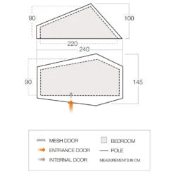Vango F10 Hydrogen Air - 1-Personen Zelt 7 Vango F10 Hydrogen Air - 1-Personen Zelt -Outdoor-Ausrüstung vango f10 hydrogen air 1 personen zelt detail 3